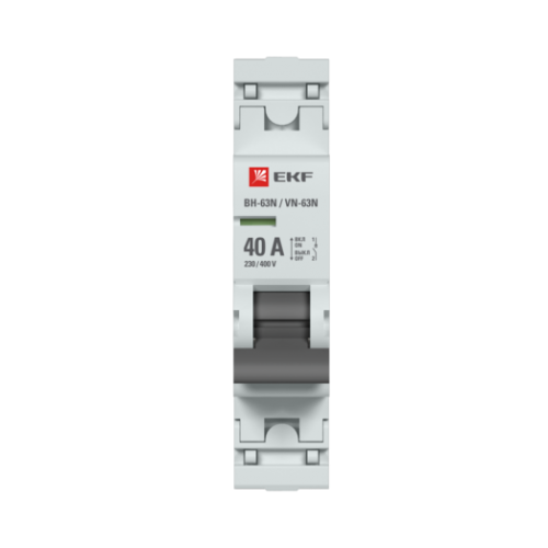 Выключатель нагрузки 1P 40А ВН-63N EKF PROxima