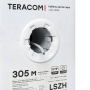 Кабель витая пара TERACOM PRO Cat.6 U/UTP 4 пары solid 23AWG оболочка LSZH нг(А)-HF цвет серый (упак. 305м)