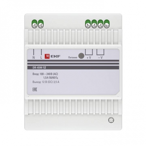 Блок питания 12В DR-45W-12 EKF PROxima