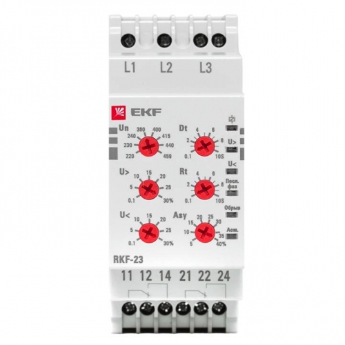Реле контроля фаз RKF-23 EKF