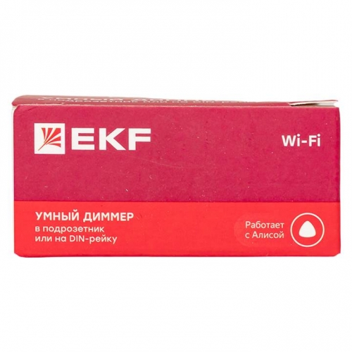 Умный диммер в подрозетник 2-канальный Wi-Fi EKF Connect