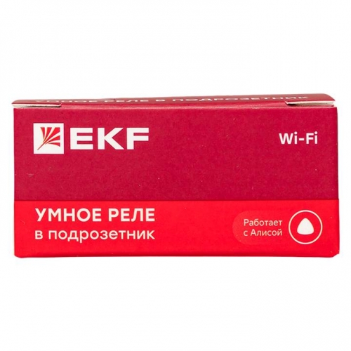 Умное реле в подрозетник 2-канальное Wi-Fi EKF Connect